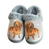 E&S - Slippers, Dachshund Red L/XL - Kornapet.com