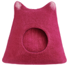 Love 4 Pets - Wool Kitty Head Cave, Magent - Kornapet.com