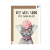 Bewilder beest - Get well Soon Cat Card - Kornapet.com