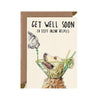 Bewilder beest - Get well Soon Dog Card - Kornapet.com