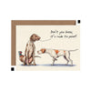 Bewilder beest - Its Rude to Point Card - Kornapet.com