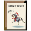 Bewilder beest - Pardon My Frenchie Card - Kornapet.com