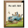 Bewilder beest - Paw Wheel Drive Card - Kornapet.com