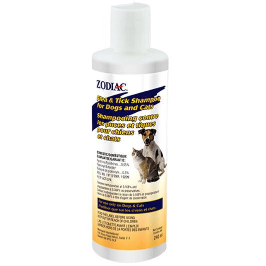 Zodiac - Regular Flea Shampoo 240ml - Kornapet.com