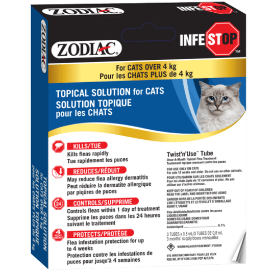Zodiac - Infestop Cats Over 4kg - Kornapet.com