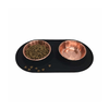 Messy Mutts - Silicone Double Bowl Copper - Kornapet.com