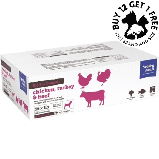 Healthy Paws - Chicken, Turkey, & Beef Dinn - Kornapet.com