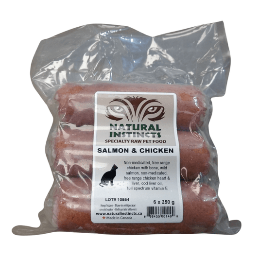 Natural Instincts - Salmon & Chicken 250g Bulk - Kornapet.com