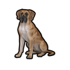 E&S-Great Dane Sticker - Kornapet.com