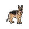 E&S-German Shepherd Sticker - Kornapet.com