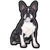 E&S - Boston Terrier - Vinyl Stick - Kornapet.com