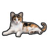 E&S - Calico Cat - Vinyl Sticker - Kornapet.com