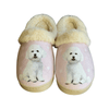 E&S - Slippers, Bichon Frise S/M - Kornapet.com