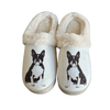 E&S - Slippers, Boston Terrier S/M - Kornapet.com