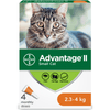 Advantage 2 - Flea Protection Small Cat 4 - Kornapet.com
