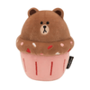 Zippy Paws - LINE FRIENDS cupcake, brown - Kornapet.com