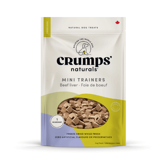 Crumps - Mini Trainers Beef Liver 50g - Kornapet.com
