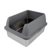 All For Paws - Enclosed Stainless Steel Litte - Kornapet.com
