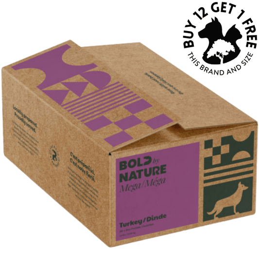 Bold By Nature - Turkey Patties 24lb box - Kornapet.com