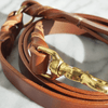 Nine Lives Atelier - Handmade Leather Leash Brown - Kornapet.com